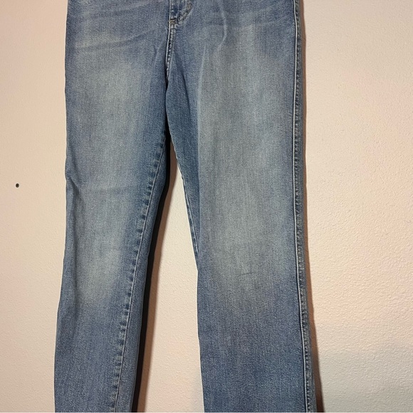Free People Girlfriend Straight Leg Jeans Ankle Cropped Women's Size 30L 30 Long - Picture 4 of 14